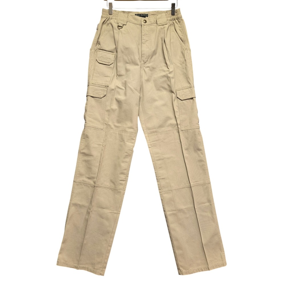 Royal Robbins Mens Khaki Cotton Tactical Cargo Pants 30x36 Tan Outdoor Utility